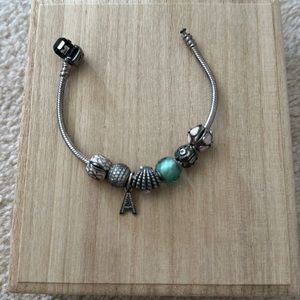 Vintage Pandora bracelet including all the charms